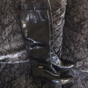Salvatore Verragamo Leather knee High boots